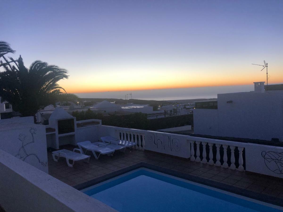 Casa Tranquila Con Vistas En La Colina De Tias Villa Luaran gambar